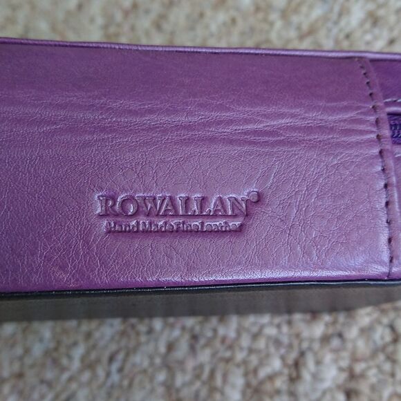 Rowallen Purple Leather jewelry box - Picture 3 of 12
